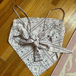 Princess Polly bandana tie back tank top